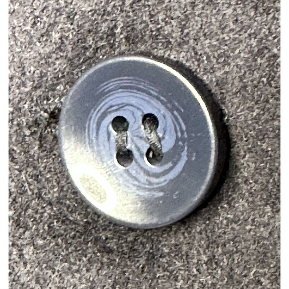 Vtg Hilary Radley New York Womens Wool Coat Button Up Notched Collar Blue Sz 10 - Picture 9 of 14